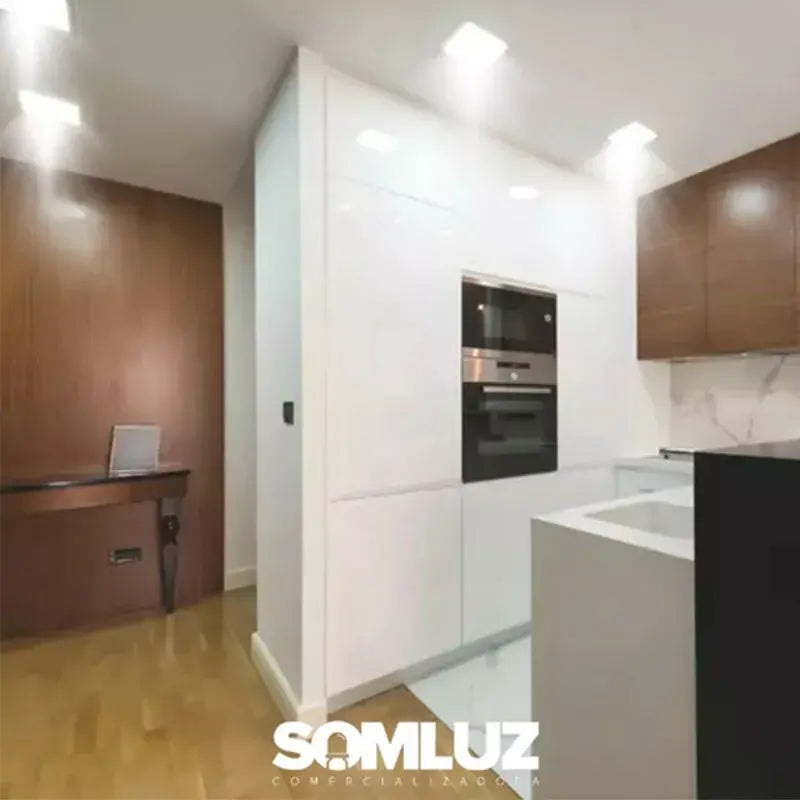 Lampara Led Empotrado Slim 18w Cuadrado Maigoo