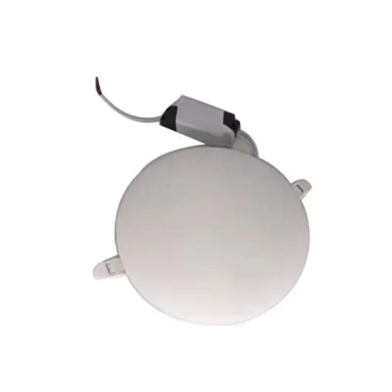 Lámpara Slim Empotrable Redondo de Led 12w sin Borde Luz Blanca Foyu