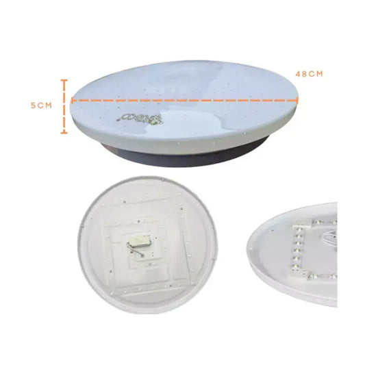 Lampara Plafón Led 36w De Techo Luz Blanca Puntos Sobreponer Teco