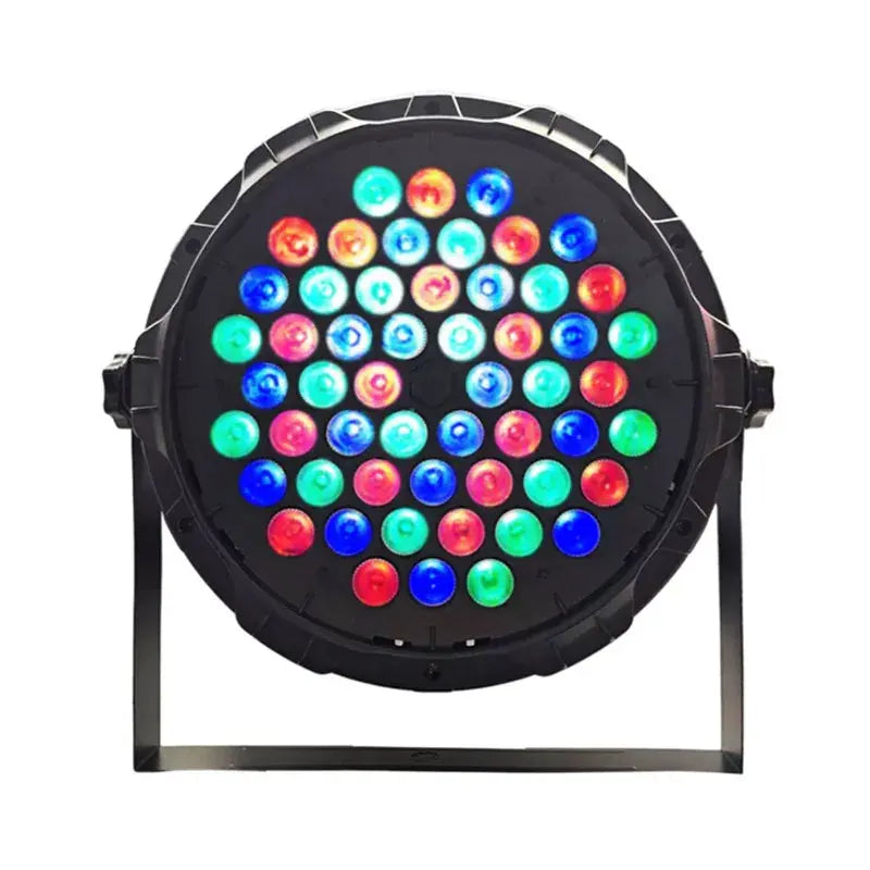 Cañón Led RGB 54w Dmx 7 Canales Audio Rítmico 4 Modos De Uso