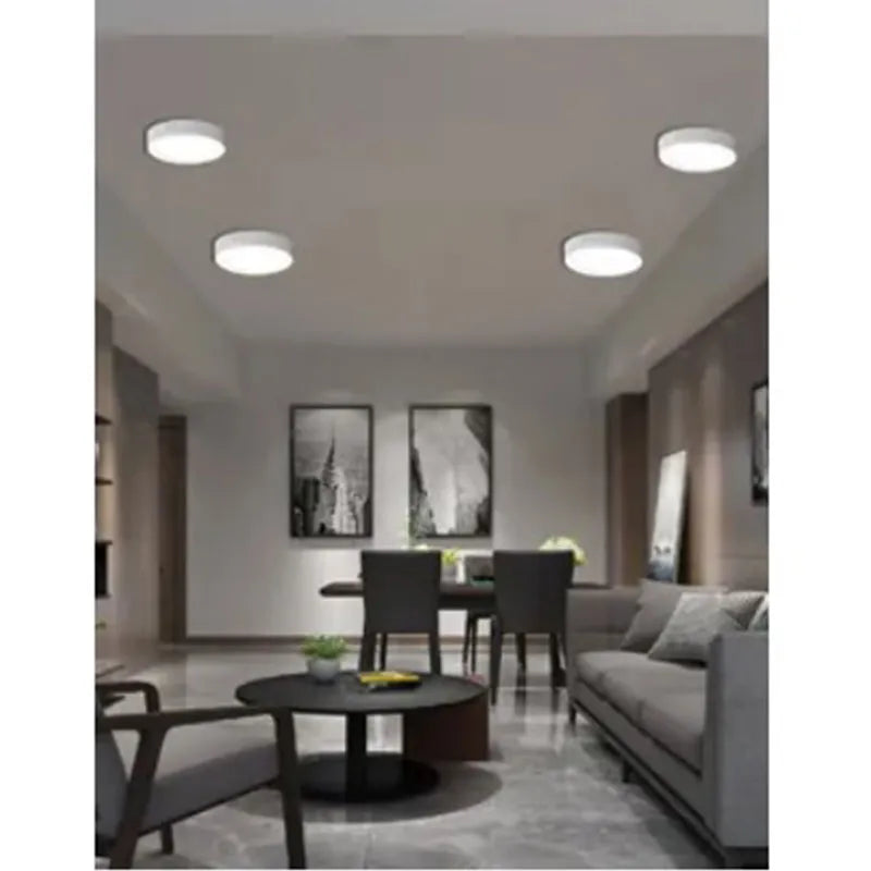 Lámpara Led Sobreponer Fat 12w Redondo Luz Blanca Lumicraft