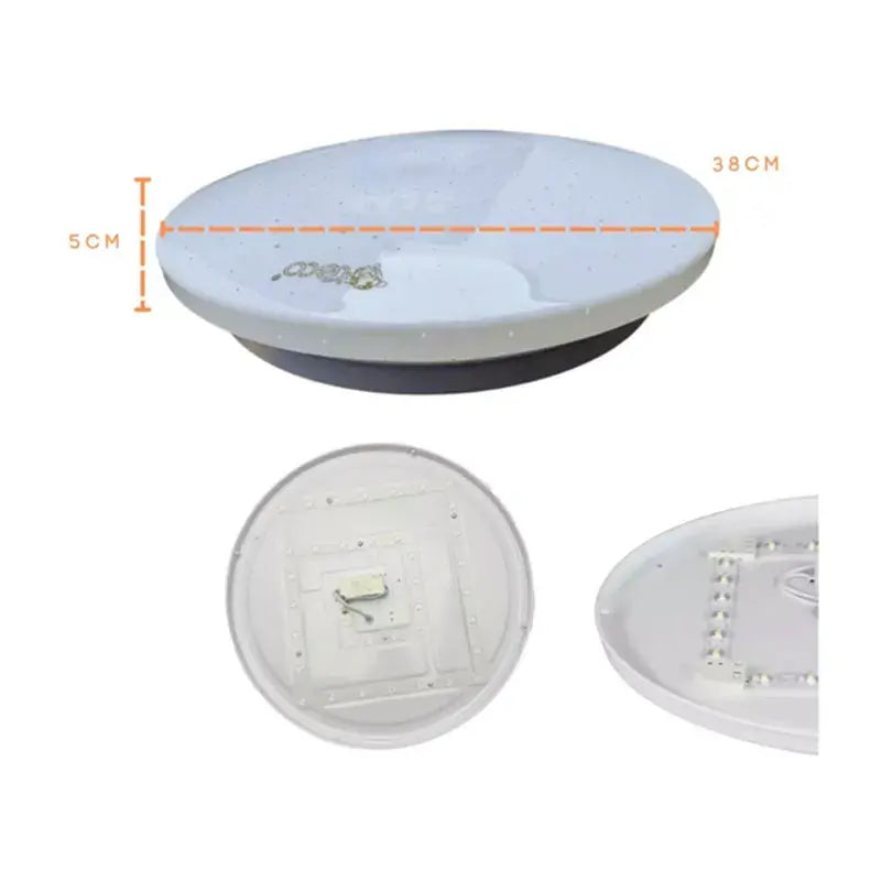 Lampara Plafón Led 24w Para Techo Luz Blanca Puntos Redonda Teco