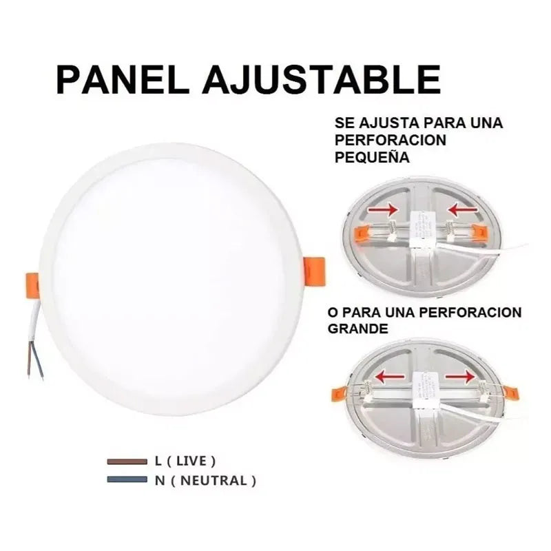 Lámpara Spot Led 6w Ajustable para Bote Luz Blanca Luldex