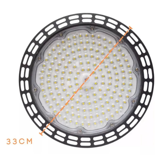 Lámpara Industrial tipo UFO de Led 200w IP65 Luz Blanca Lumicraft