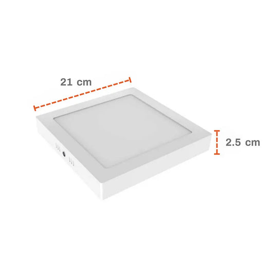 Lámpara Led Sobreponer Fat 24w Cuadrado Lumicraft