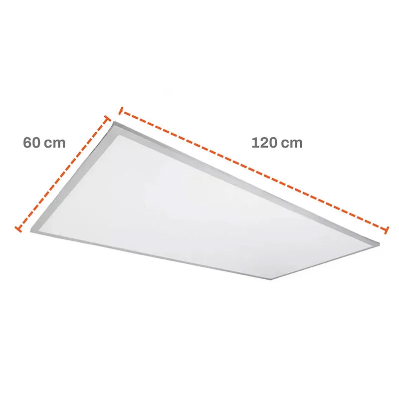 Panel Led 120x60cms Blanco 88w Luz Blanca Lumicraft Pack 6 Piezas