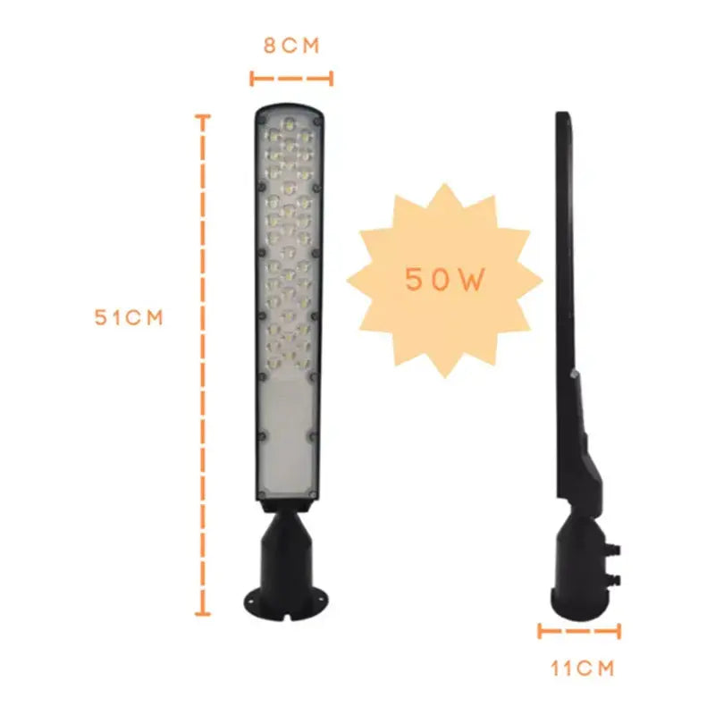 Lampara Alumbrado Público Led 50w Con Fotocelda De Ojillo Maigoo