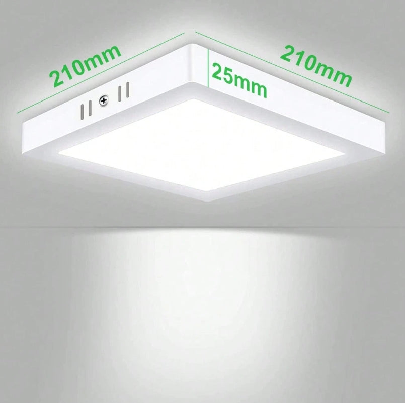 18w Lámparas De Techo Plafón Para Interior De Casas Luz Blanco - MZMBFB18W