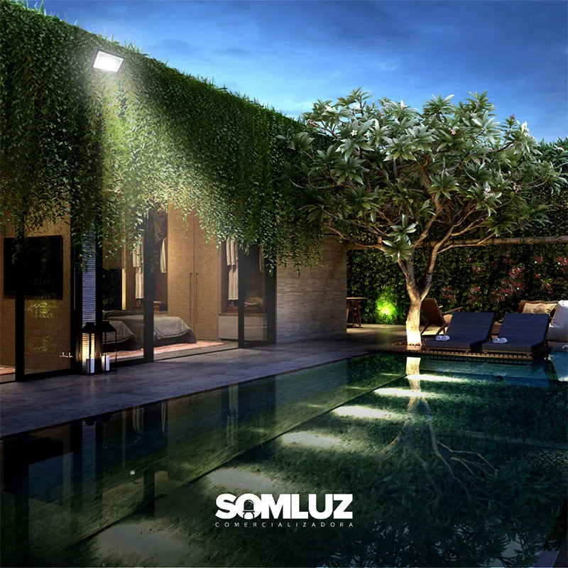 Reflector Led 150W Exterior Multivoltaje SMD Luz Blanco Frío