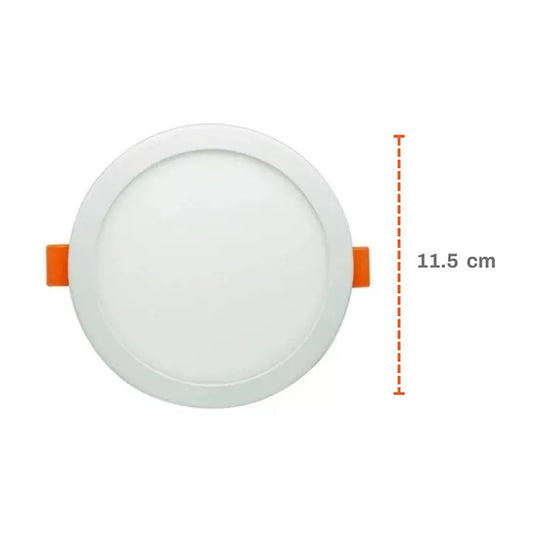 Lámpara Spot 8w Led Ajustable Bote Luz Blanca Lumicraft