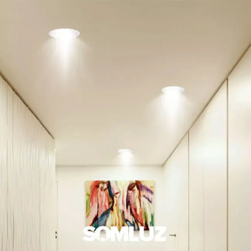 Lampara Led Empotrado Slim 9w Redondo Maigoo