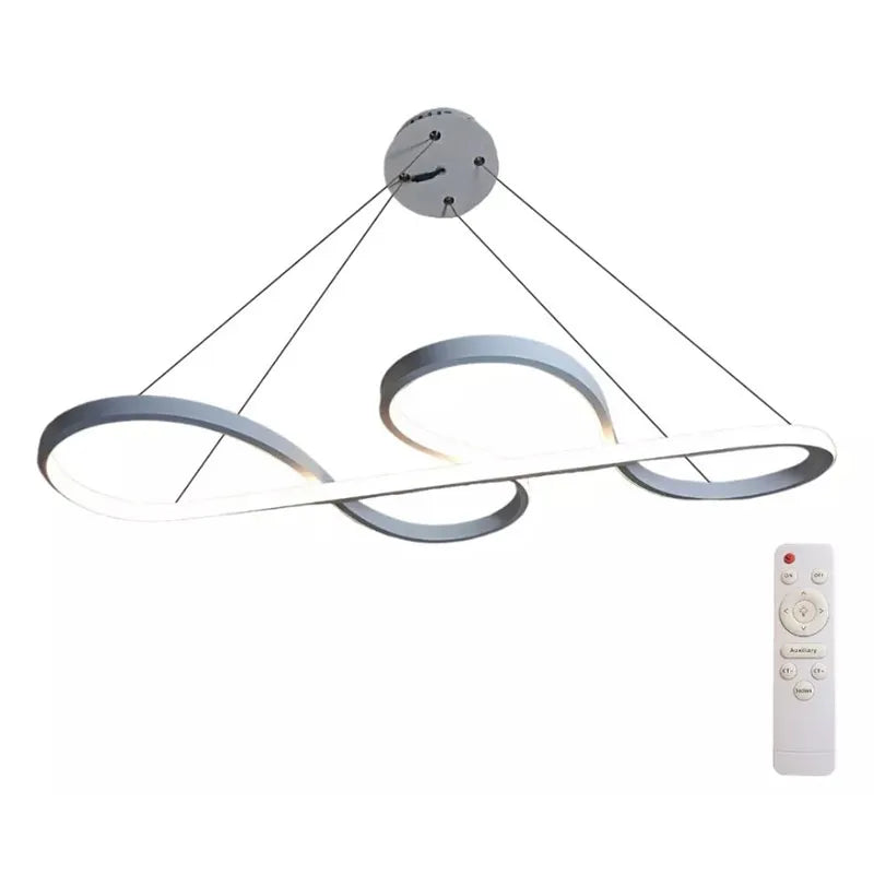 Candil Colgante Led 100w 3 Tonos de Luz, Atenuable con Control Remoto SomLuz