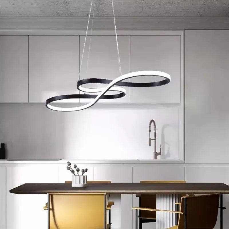 Candil Colgante Led 100w 3 Tonos de Luz, Atenuable con Control Remoto SomLuz