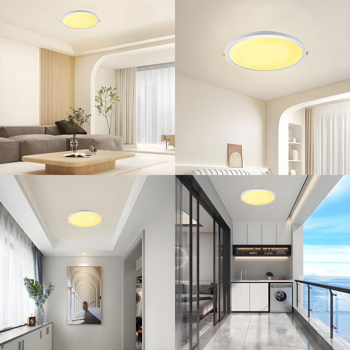 20W PLAFÓN PARA EMPOTRAR AJUSTABLE LUZ CALIDA 3500K