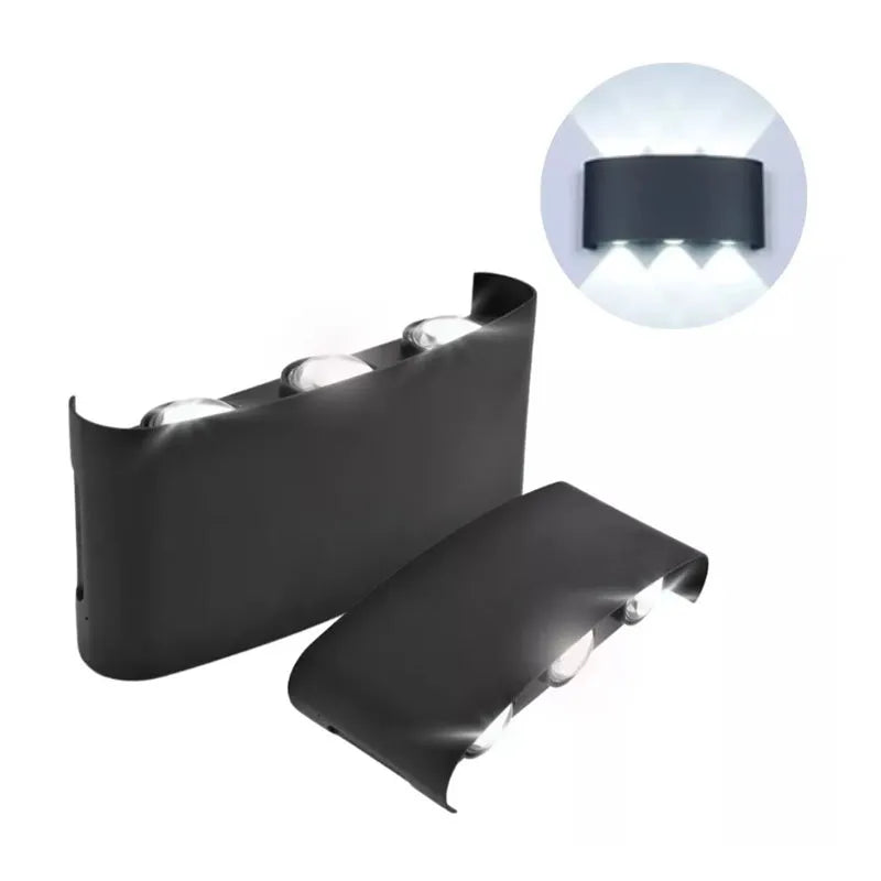 Lámpara Arbotante Led 12w de 6 Lupas Lumicraft