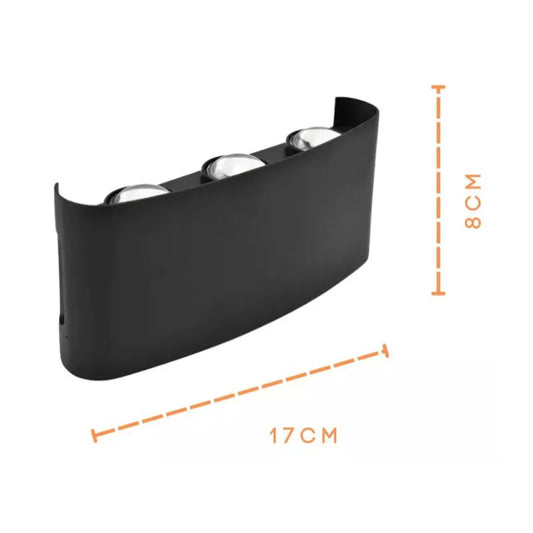 Lámpara Arbotante Led 12w de 6 Lupas Lumicraft