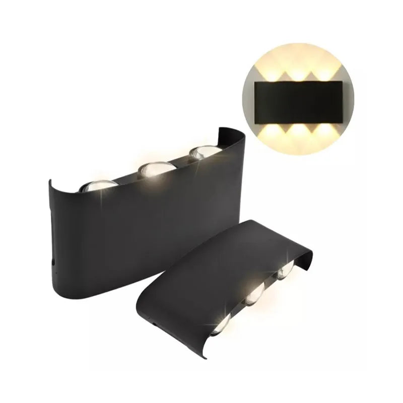 Lámpara Arbotante Led 12w de 6 Lupas Lumicraft