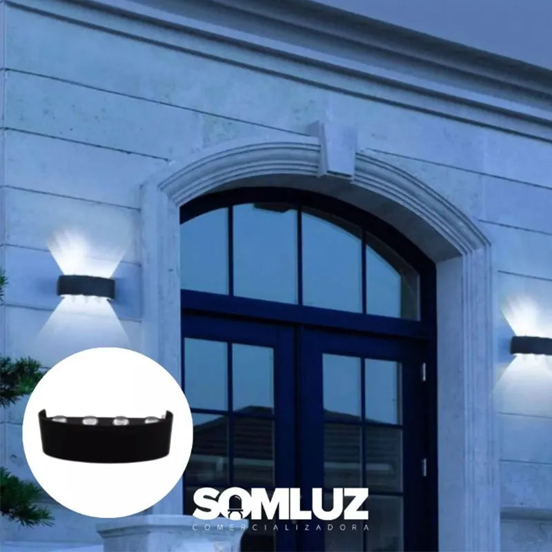 Lámpara Arbotante Led 16w de 8 Lupas Lumicraft