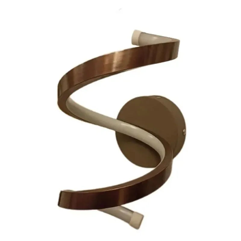 Lámpara Arbotante para Pared de Led Espiral 30w 3 Tonos De Luz SomLuz