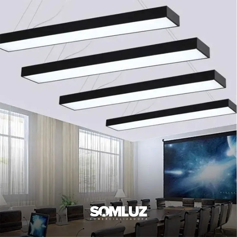 Lámpara Colgante Led Oficina Gabinete Led 72w Lumicraft