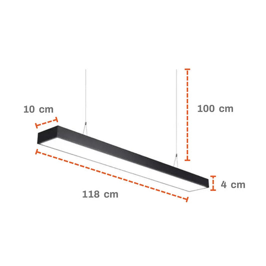 Lámpara Colgante Led Oficina Minimalista Led 54w Lumicraft