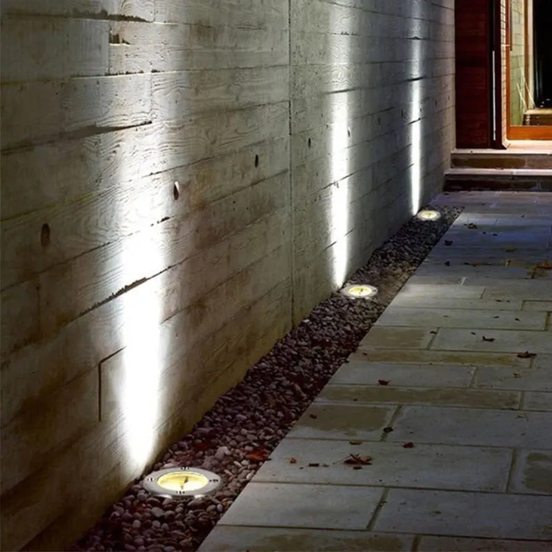 Lámpara de Piso Empotrable Led 3w Luz Cálida o Luz Blanco Frío