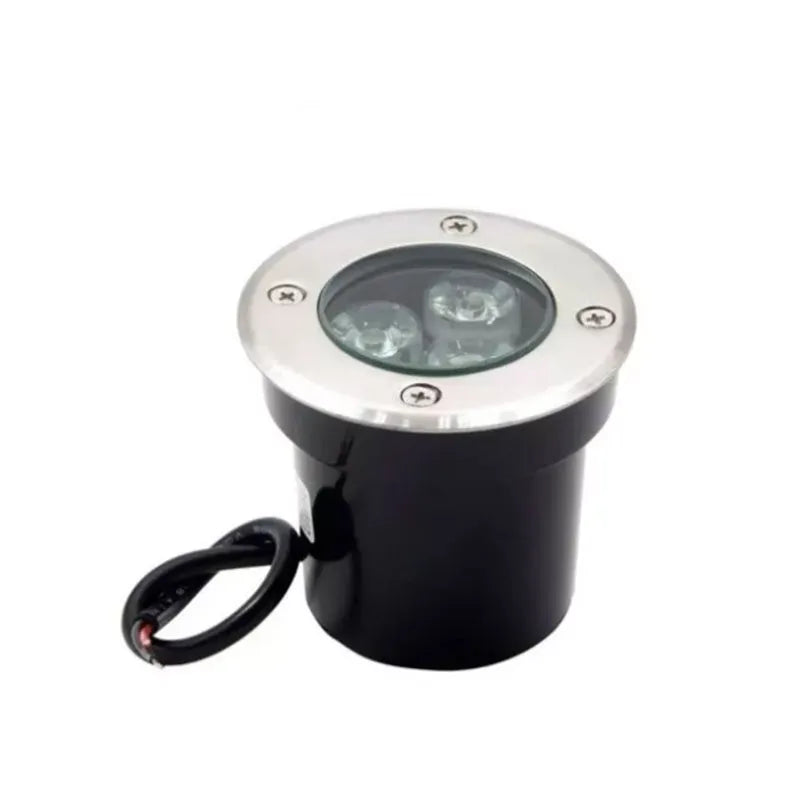 Lámpara de Piso Empotrable Led 3w Luz Cálida o Luz Blanco Frío