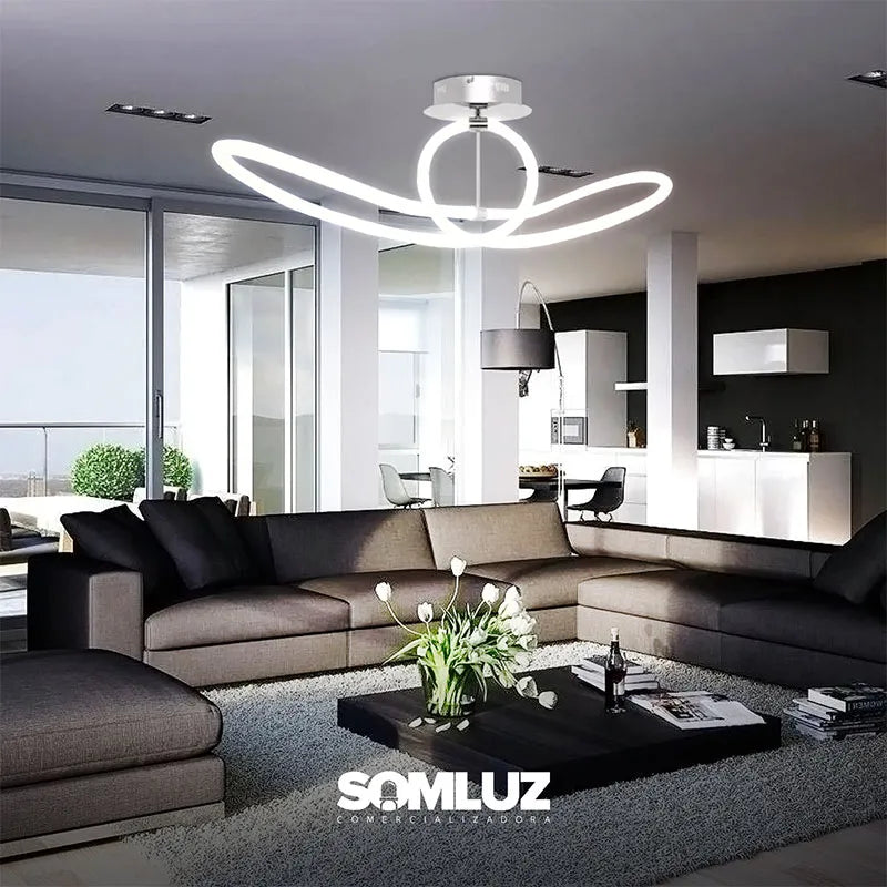 Lámpara para Plafón de Led Nudo 100w Luz Blanca o Luz Cálida SomLuz