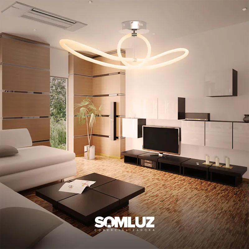 Lámpara para Plafón de Led Nudo 100w Luz Blanca o Luz Cálida SomLuz