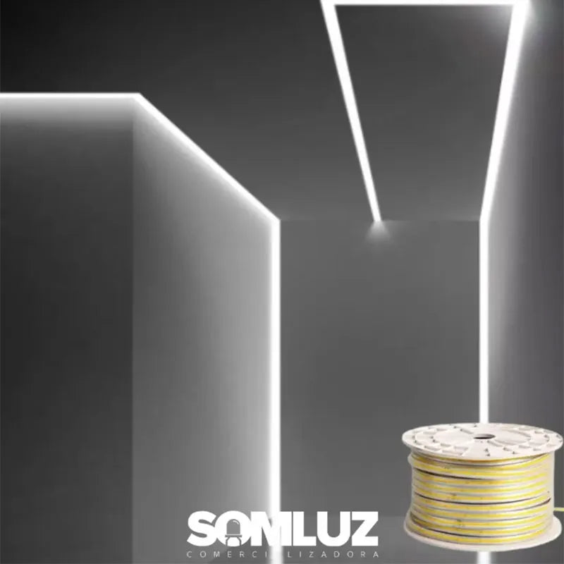 Manguera Led COB 127v Luz Cálida o Luz Blanca 25m IP65 Exterior