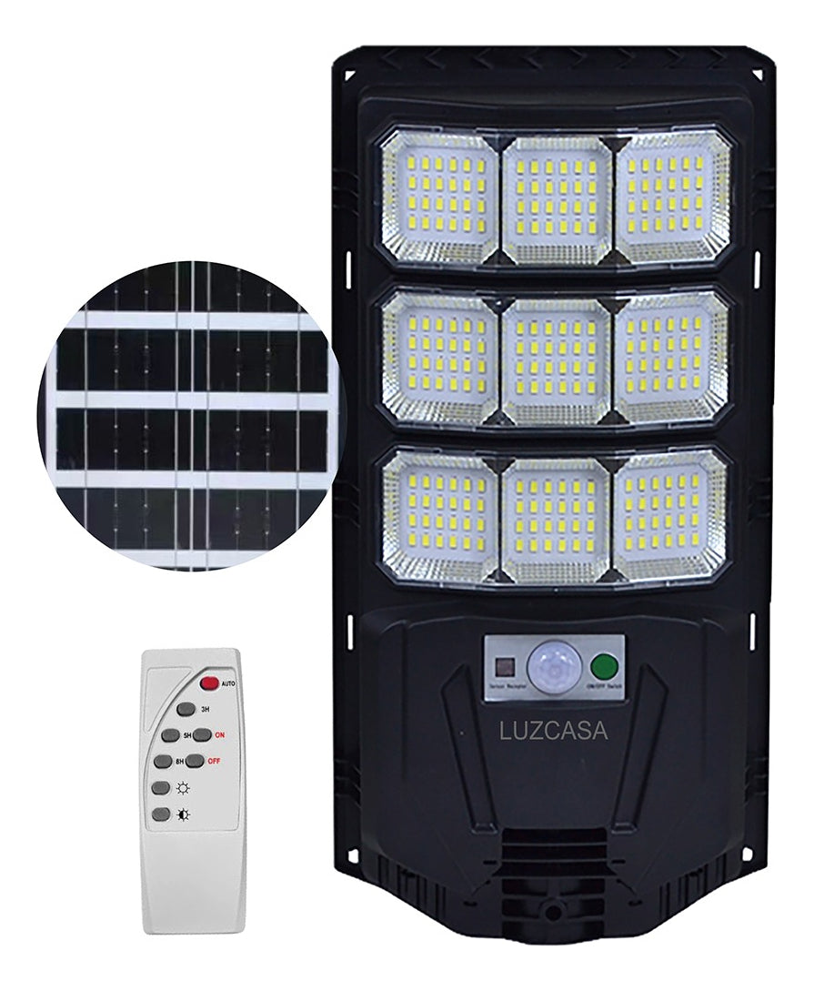 300w Lampara Solar Exterior Con Sensor De Movimiento Jardin - SYZ300W