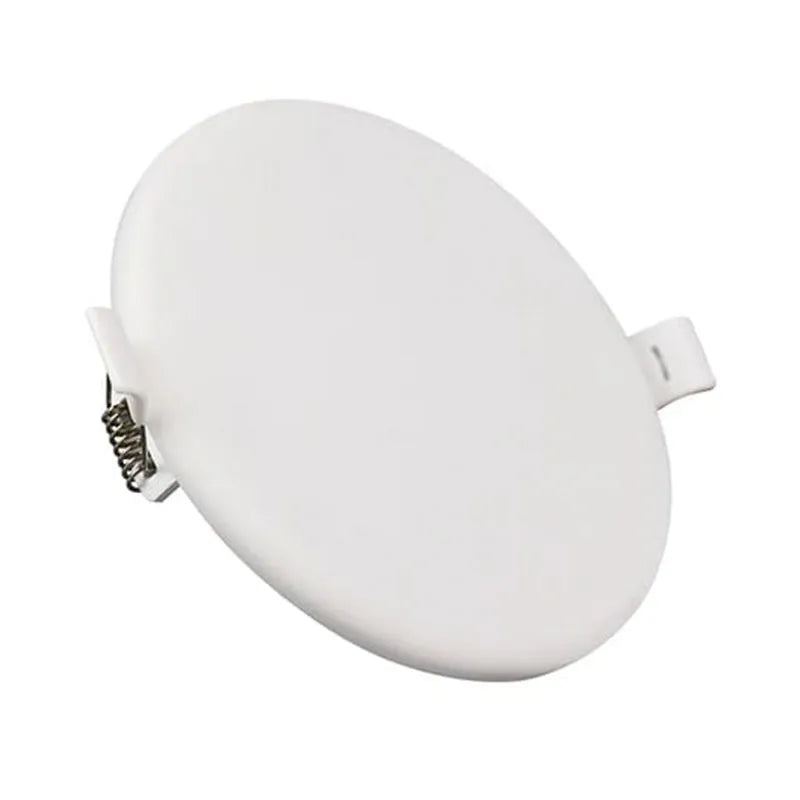 Lámpara Slim Empotrable Redondo de Led 12w sin Borde Luz Blanca Foyu