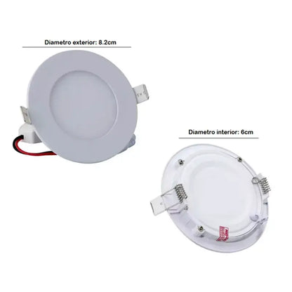 Lampara Led Empotrado Slim 3w Redondo Maigoo