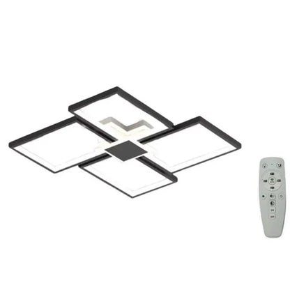 Lampara Plafon Led Cuadros 3 Tonos Atenuable Minimalista
