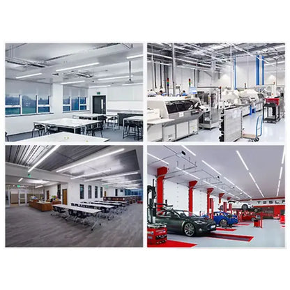 Regleta Led Base Integrada Aluminio Transparente 48w Luz Blanca Lumicraft