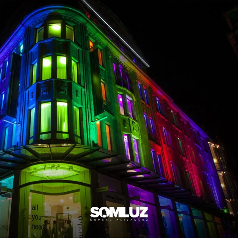 Reflector Led 50w Rgb Ip65 Económico Ultra Brillante