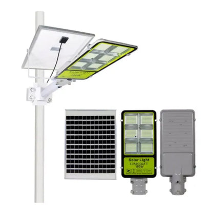 Lámpara Urbana de Led Solar de Panel Independiente 100w con Control Remoto Lumicraft
