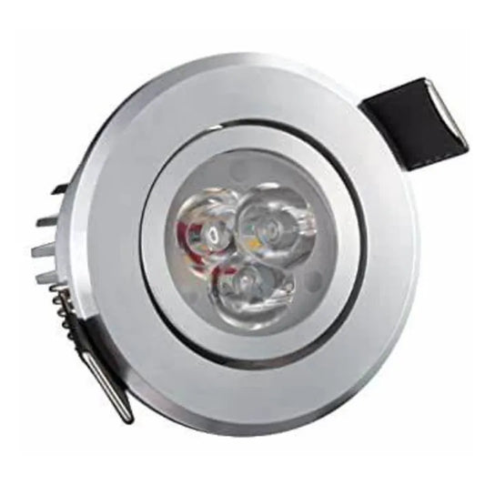 Lámpara Spot Dirigible 1w Aluminio Blanco o Cálido Aguiled