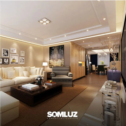 Lámpara Spot Dirigible 1w Aluminio Blanco o Cálido Aguiled