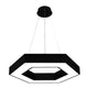 Lámpara Colgante Led Hexagonal 72w Minimalista Luz Blanca Lumicraft