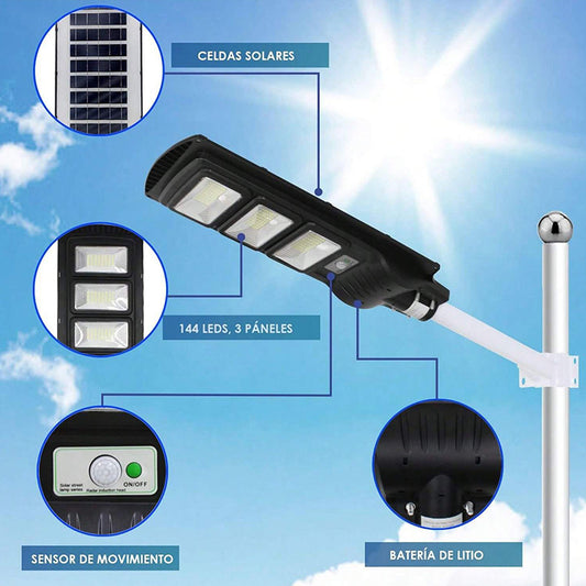 150W LÁMPARA SOLAR SUBRBANA SWZ150W