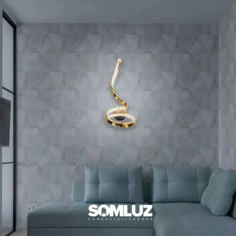 Lampara Para Pared Led Minimalista Moderna 3 Tonos De Luz