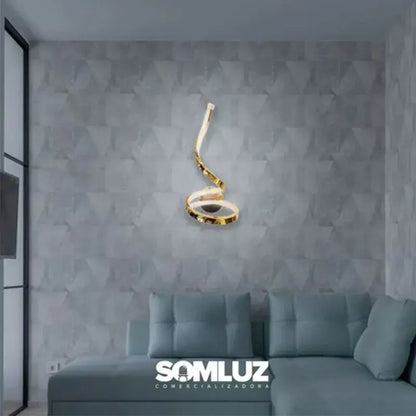 Lampara Para Pared Led Minimalista Moderna 3 Tonos De Luz