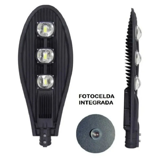 Lámpara Alumbrado Público Led 150w Tipo Cobra Con Fotocelda Lumicraft