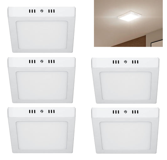 18w Lámparas De Techo Plafón Para Interior De Casas Luz Blanco - MZMBFB18W