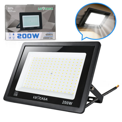Reflector Led 200W Lampara Exterior IP66 Luz Blanco fria 20000LM XPG200W