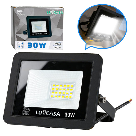 Reflector Led 30W Lampara Exterior IP66 Luz Blanco fria 3000LM