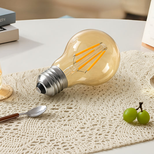 Lampara Foco Vintage Led Ahorrador E27 5w Ámbar Luz Cálida