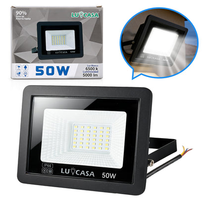 Reflector Led 50W Lampara Exterior IP66 Luz Blanco fria 5000LM XPG50W