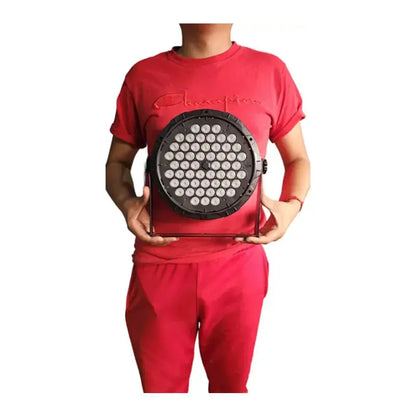 Cañón Led RGB 54w Dmx 7 Canales Audio Rítmico 4 Modos De Uso